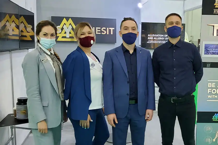 Синтезит на выставке в Дубае 2021 год